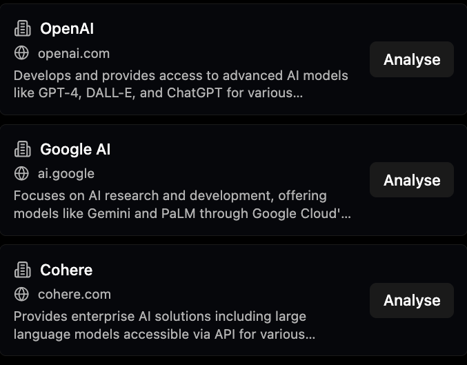 Competitor Analysis dark