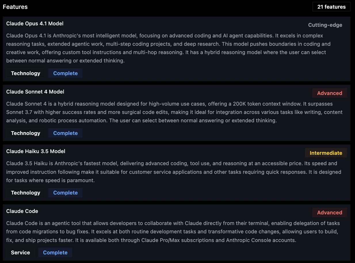 feature analysis illustration dark
